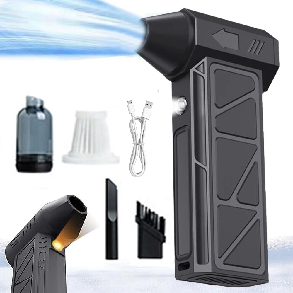 Mini Ventilador Turbofan USB Tecnologia Silenciosa Design Moderno Para Ambiente Doméstico e Profissional