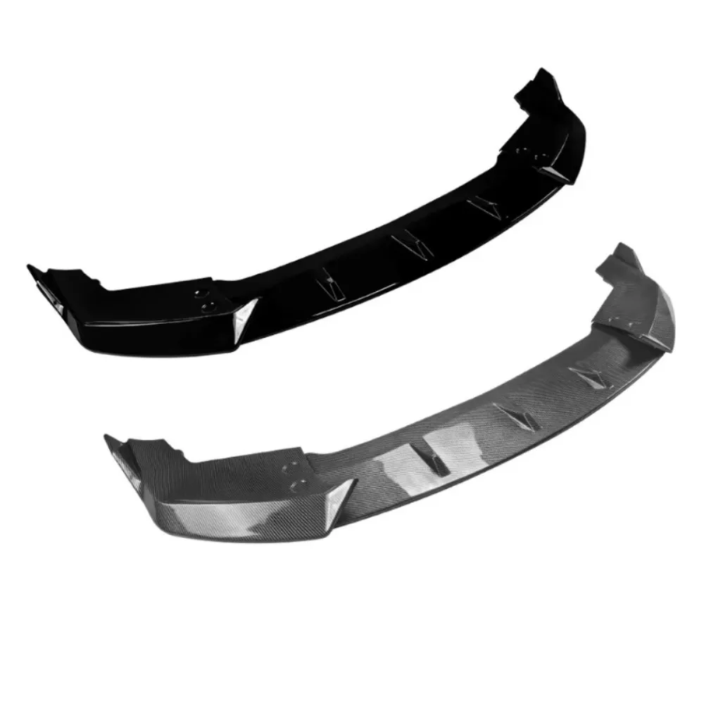 Alerón divisor de parachoques delantero para Audi Q3 F3 S-Line 2019+ en negro piano, fibra de carbono, difusor de aire, kit de modificación, accesorios exteriores