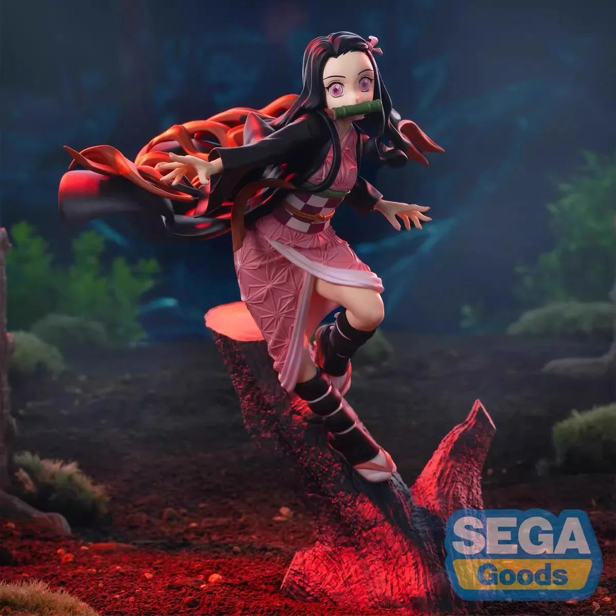 Authentic SEGA Xcrosslink Demon Slayer Blade Charcoal Jiro Midori Bean Scenery Handmade Ornament Anime Game Collection