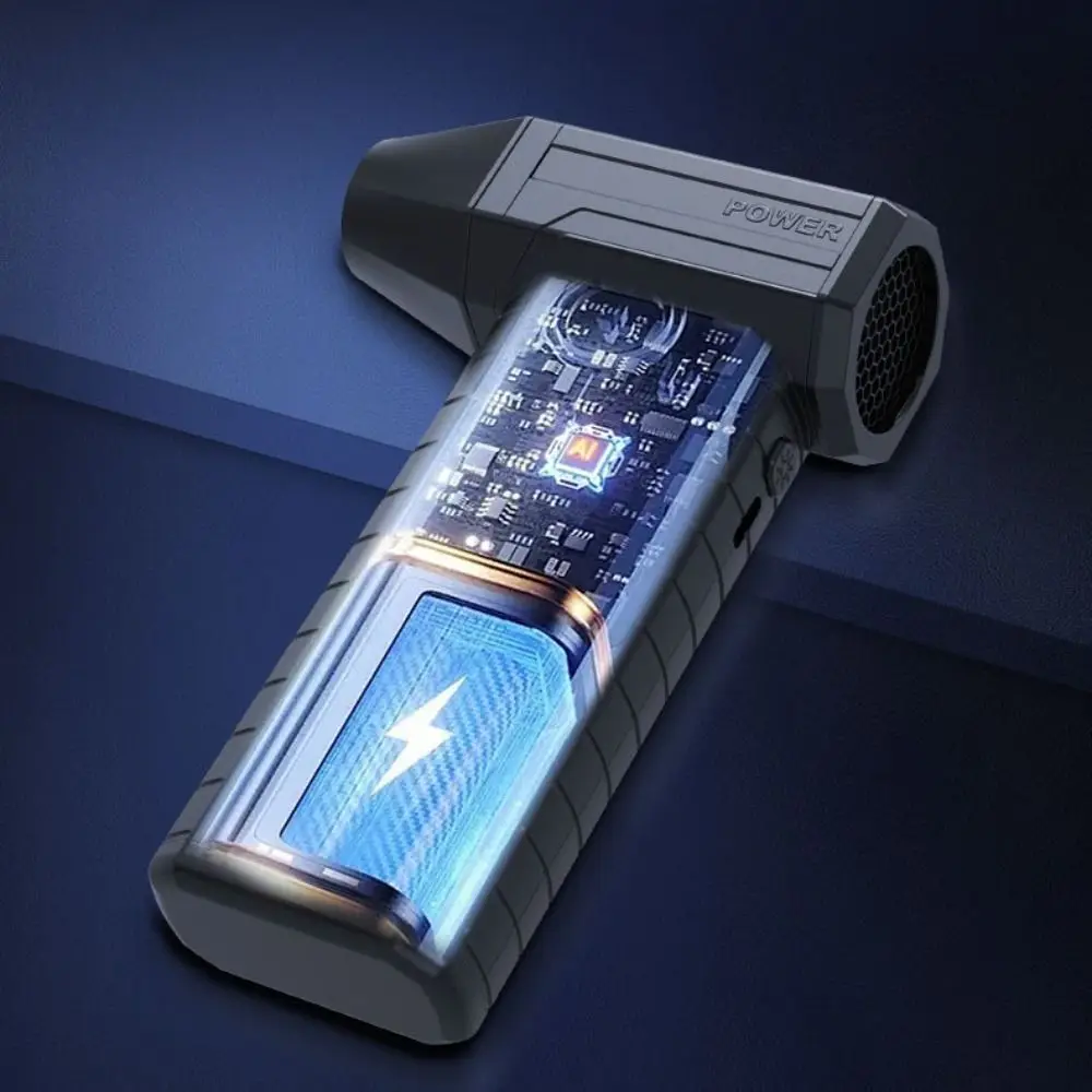 

130000RPM Violent Turbofan LED Light Brushless Motor Violent Fan Cleaning Tool Portable Design Infinite Speed Regulation