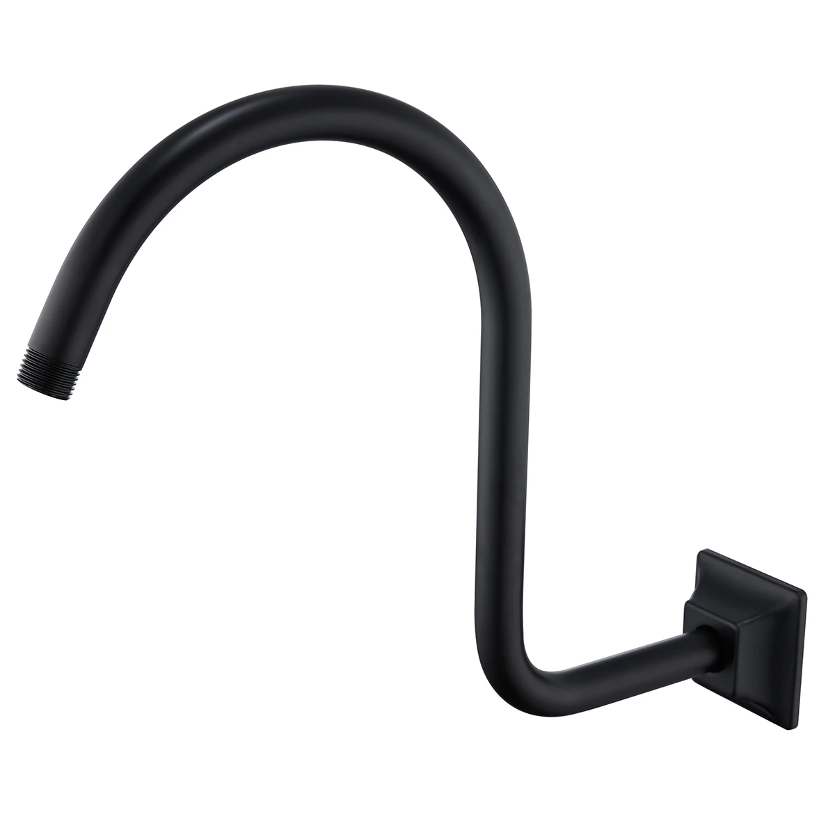 13 inch shower arm wall mounted shower arm stainless steel extension pipe rain shower head elbow accessory.