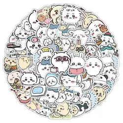 60PCS Anime Chikawas うさぎ ハチワレFunny Stickers Graffiti Skateboard Waterproof Luggage Sport DIY Phone Case Laptop Decal Toys