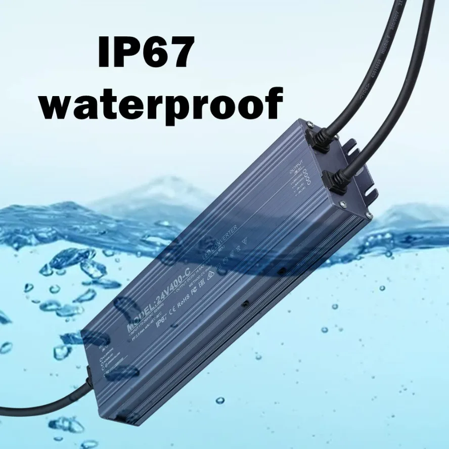 Waterproof AC DC Transformers 220V To 12V 24V Switching Power Supply 200W 300W 400W 500W for Home Lighting Light Strip Dimming