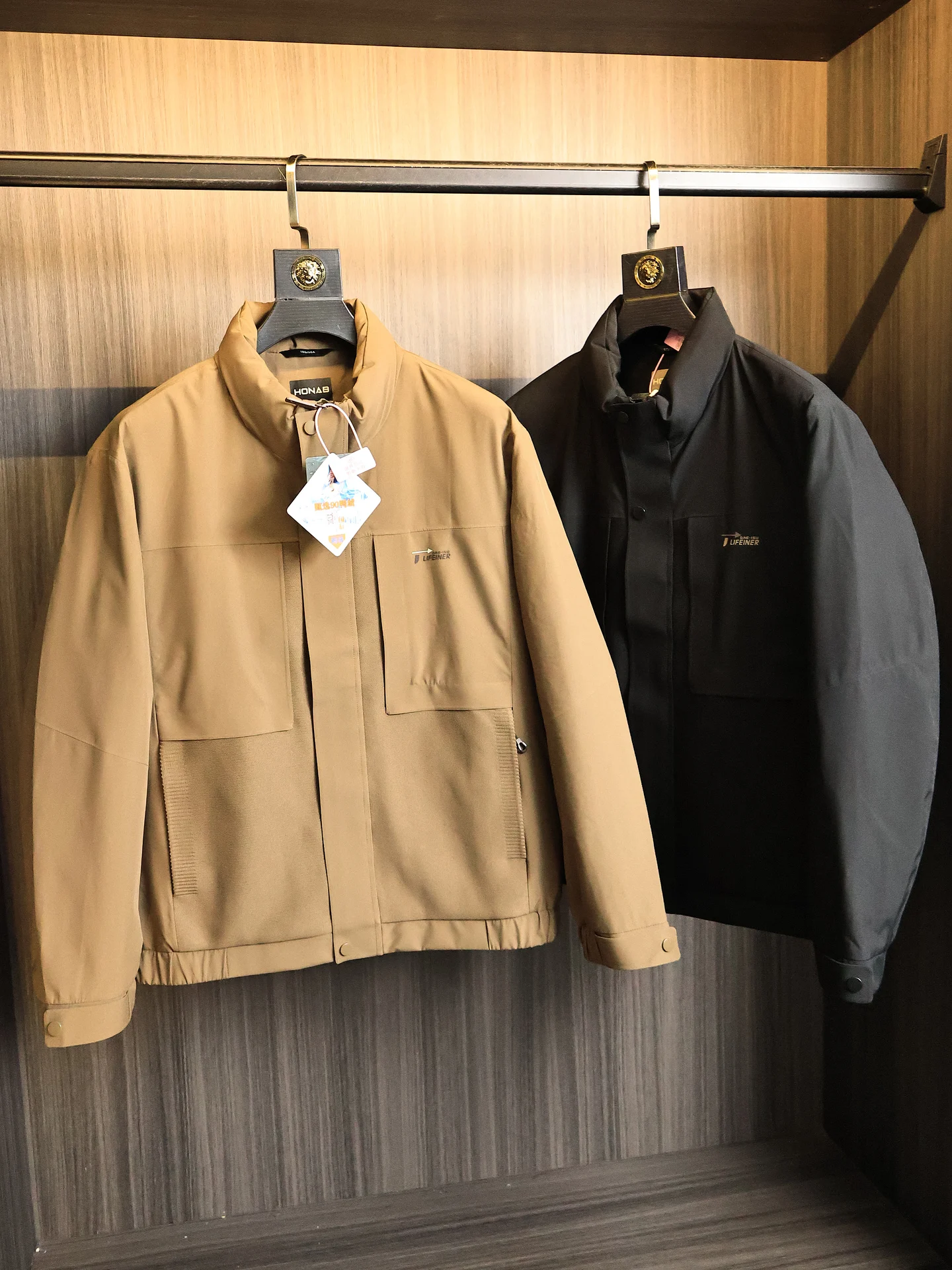 High Quality Men's Thickened Warm 90 down Stand Collar Outdoor Workwear Style Autumn Winter Puffer Jacket Fashion Urban Style