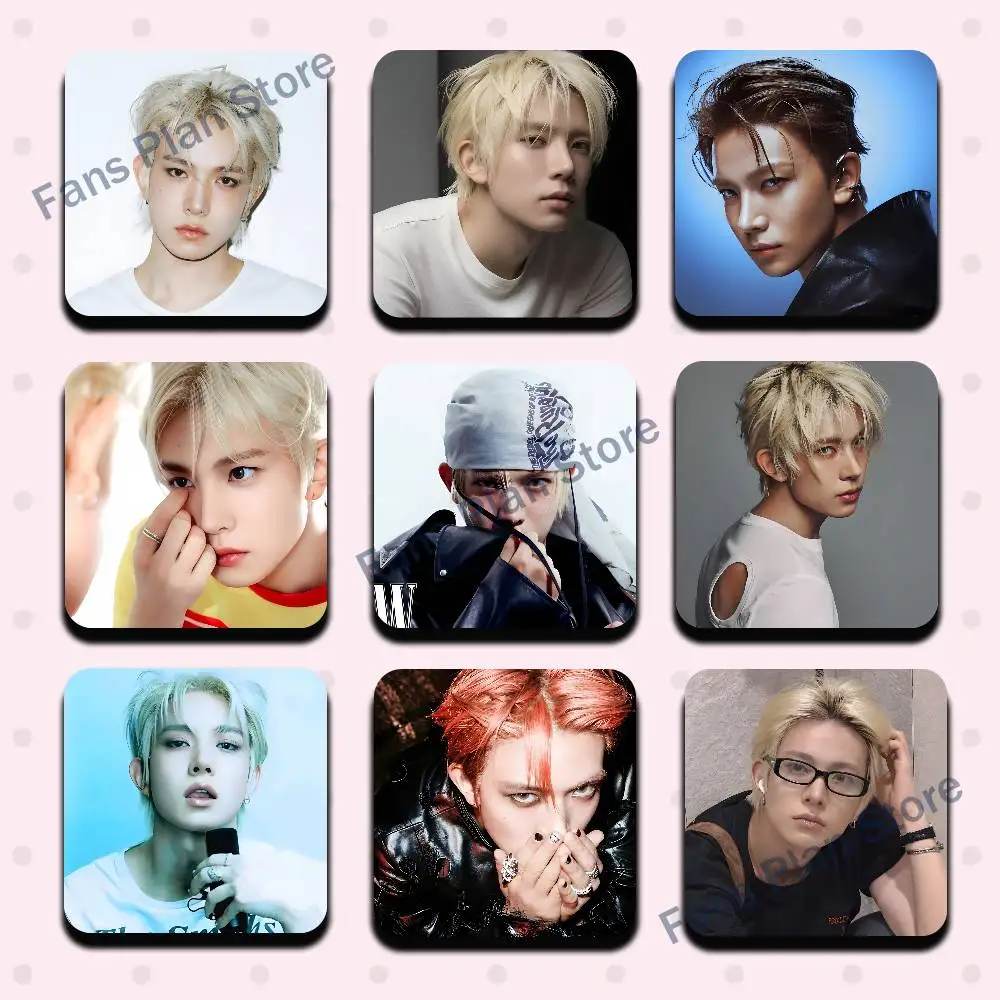 Singer E-Evan H-Heeseung Sublimation Magnet Cartoon Anime Cute Fridge Magnets Personalized Sublimation Products For Kitchen