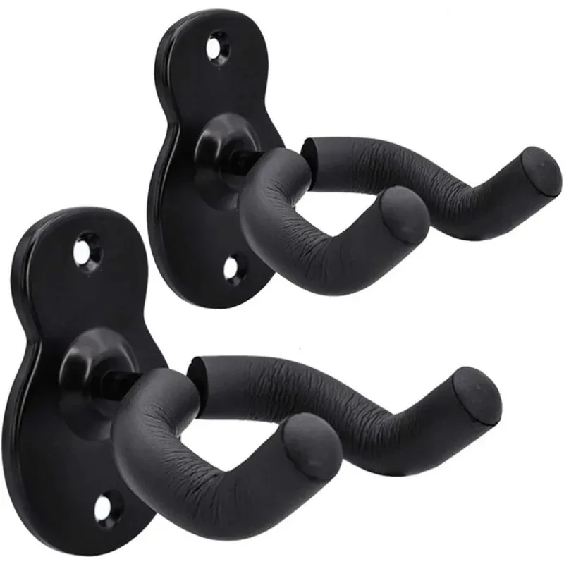Wall Clearance Design Acoustic/Electric/Bass/Classical/Ukulele - Gravity-Locking System for Guitar Hanger Holds