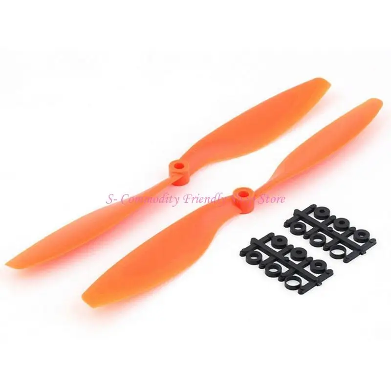 85ae 1pair 1045 10x4.5 CW Propeller CCW Prop for RC Multicopter F450 Quadcopter Black #6