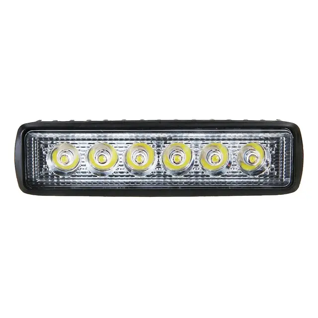 18w 6 LED auto werk licht hoge felle spotlight universele offroad auto truck rijden mistkoplampen DRL aandrijflamp 12V