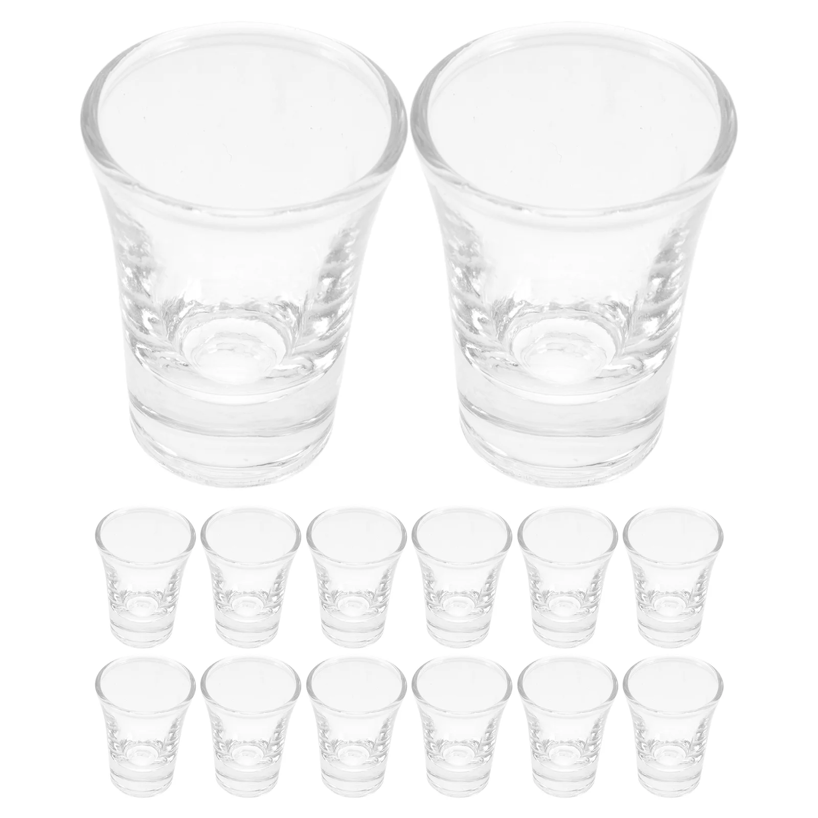 

24 Pcs Glass Holy Cup Supplies Universal Bolts Communion Cups Chalice Mouthful of Church Tableware Baptism Christian