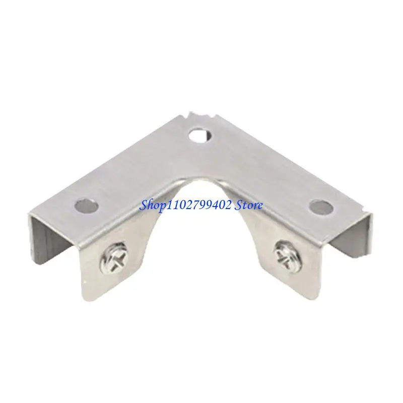 547F Glass Fixture Supports Glass Securing Clamps set Glass Shelving Hardware Pack of 16 for Display & Aquariums Setups