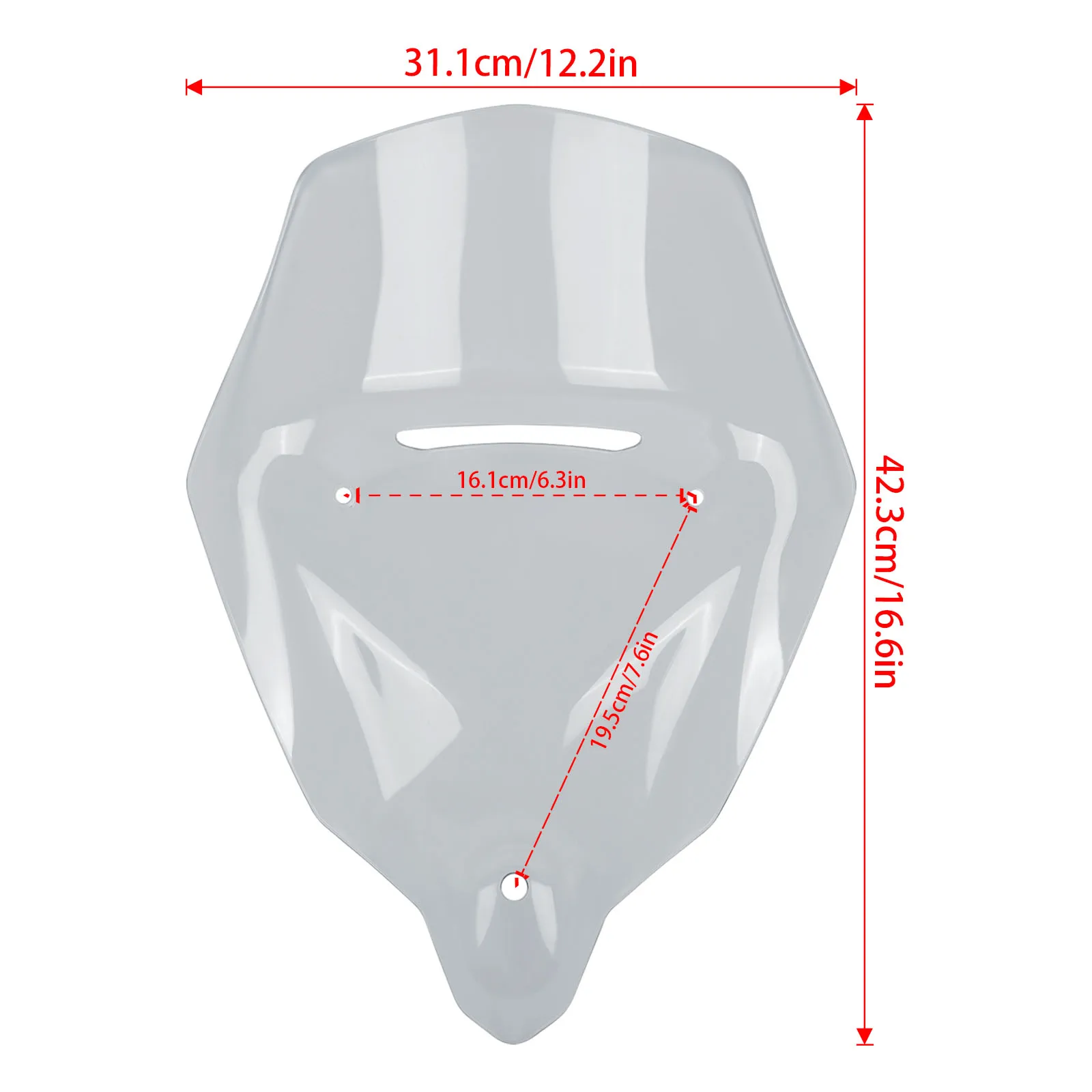 Front Sport Windscreen Visor Windshield Spoiler For Tiger Sport 800 2025 2026 Double bubble Wind screen Deflector Fairing Shield