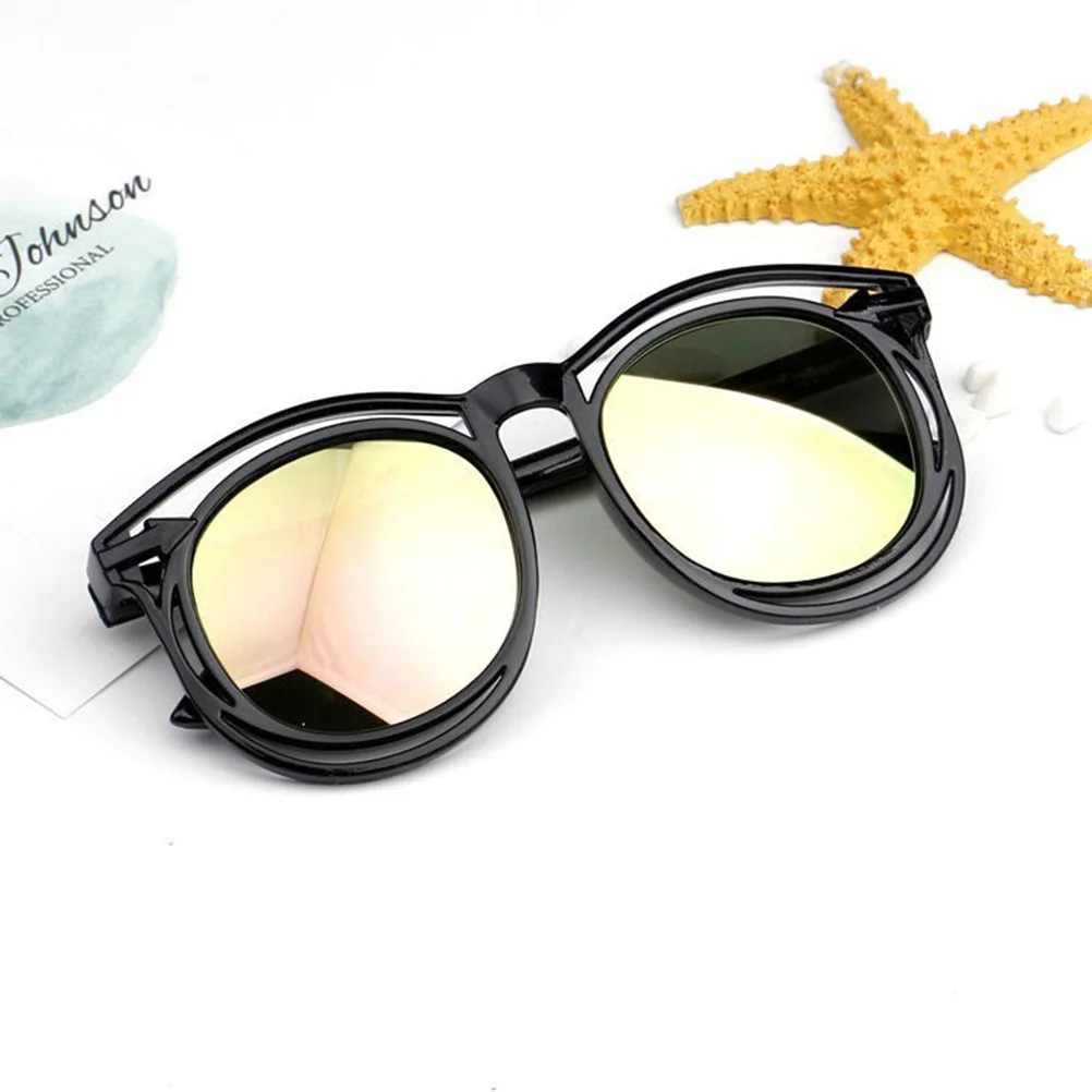 نظارات كول للأطفال، ظلال أنيقة للشباب، إطار أسود للأولاد المراهقين، حماية من الأشعة فوق البنفسجية، تصميم متين من البلاستيك غير قابل للانزلاق