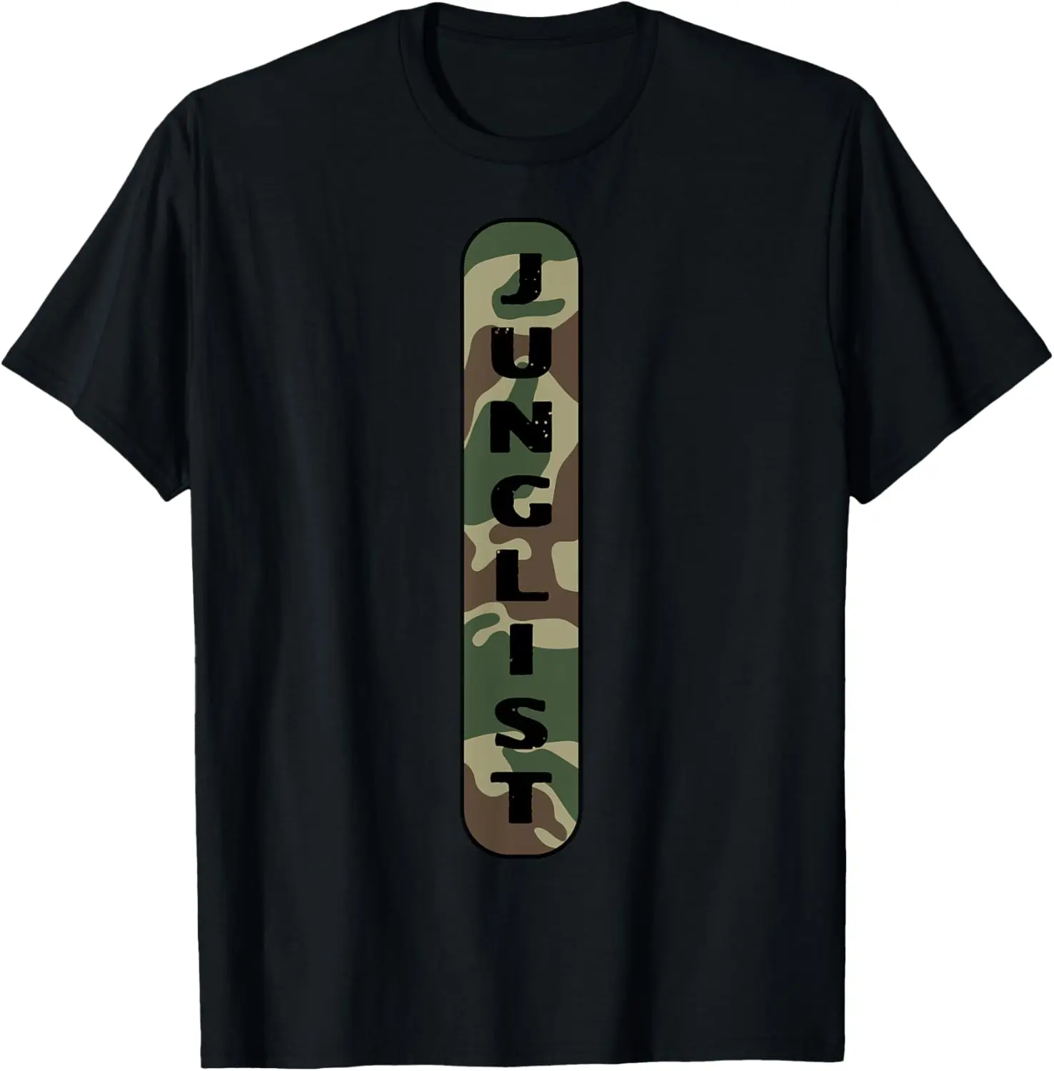 Camiseta Junglist Vert DNB Dark Camo Remix