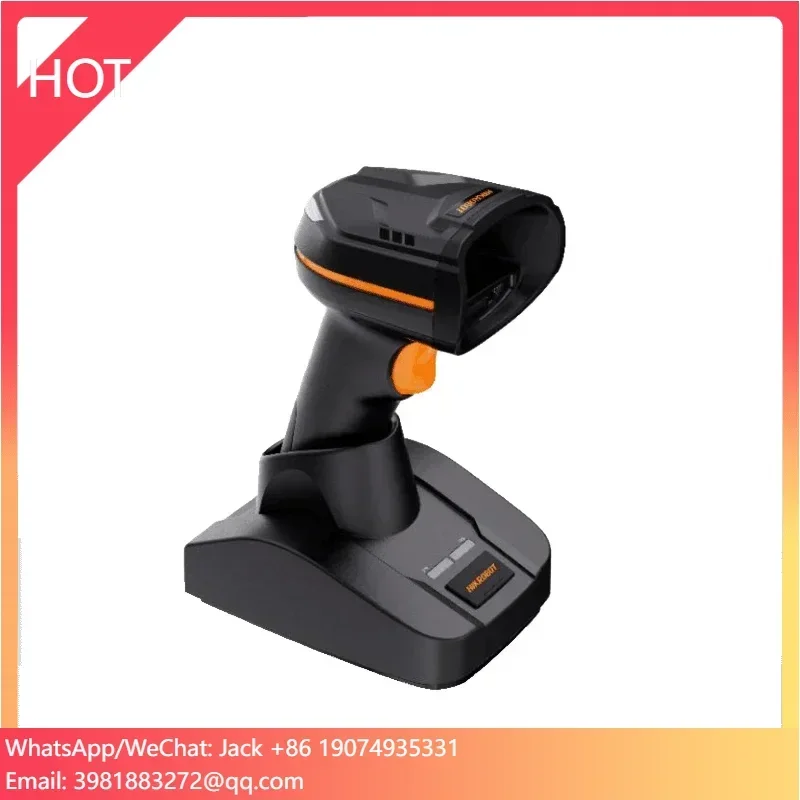 Fast Decoding 1280*1024 CMOS Industrial Ethernet QR Code Reader Wireless Handheld Barcode Scanner With Base