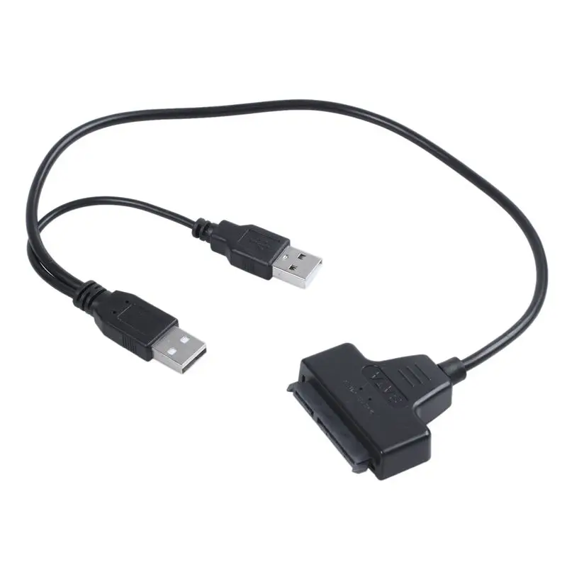 Exquisite-3X USB2.0 To SATA Adapter Cable 33Cm For 2.5 Inch External SSD HDD