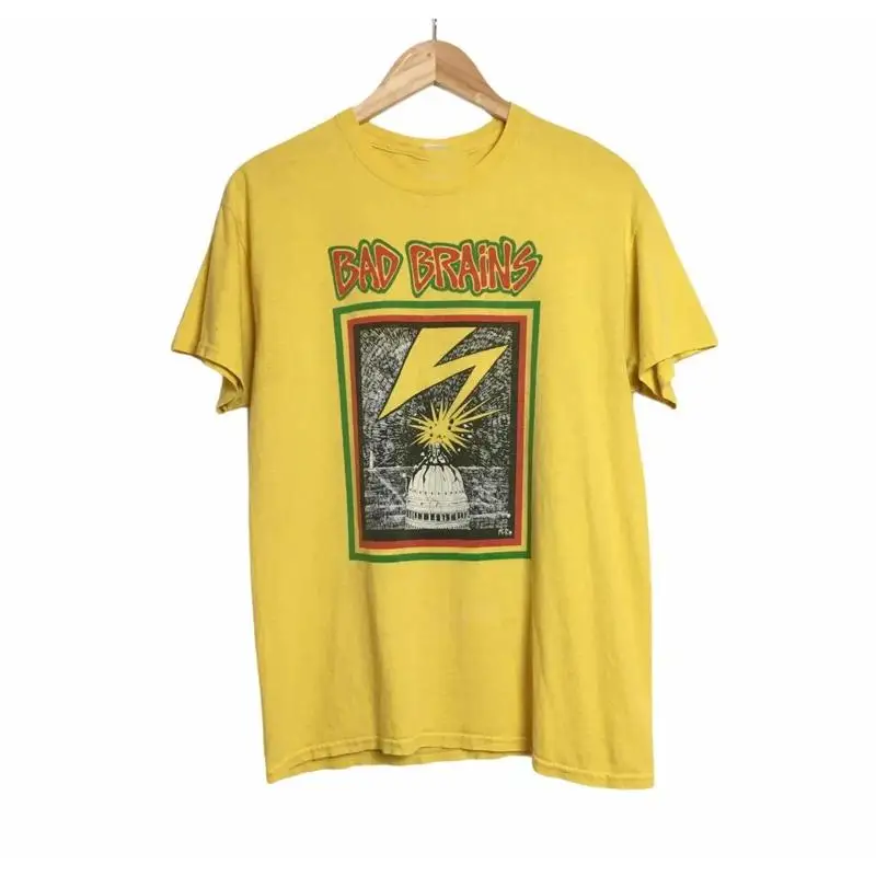 

Vtg Bad Brains Band Yellow All Size T Shirt