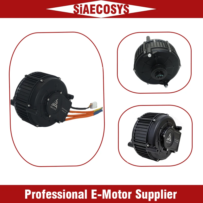 5000W 72V High-Speed Mid Drive Motor Kit, QS165 V1 Pro for Go Kart ATV Conversion with Fardriver ND72680