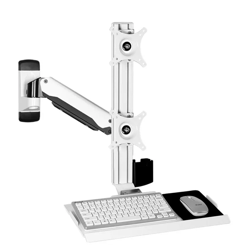 Computer monitor bracket, left and right dual-screen bracket, industrial monitor bracket.