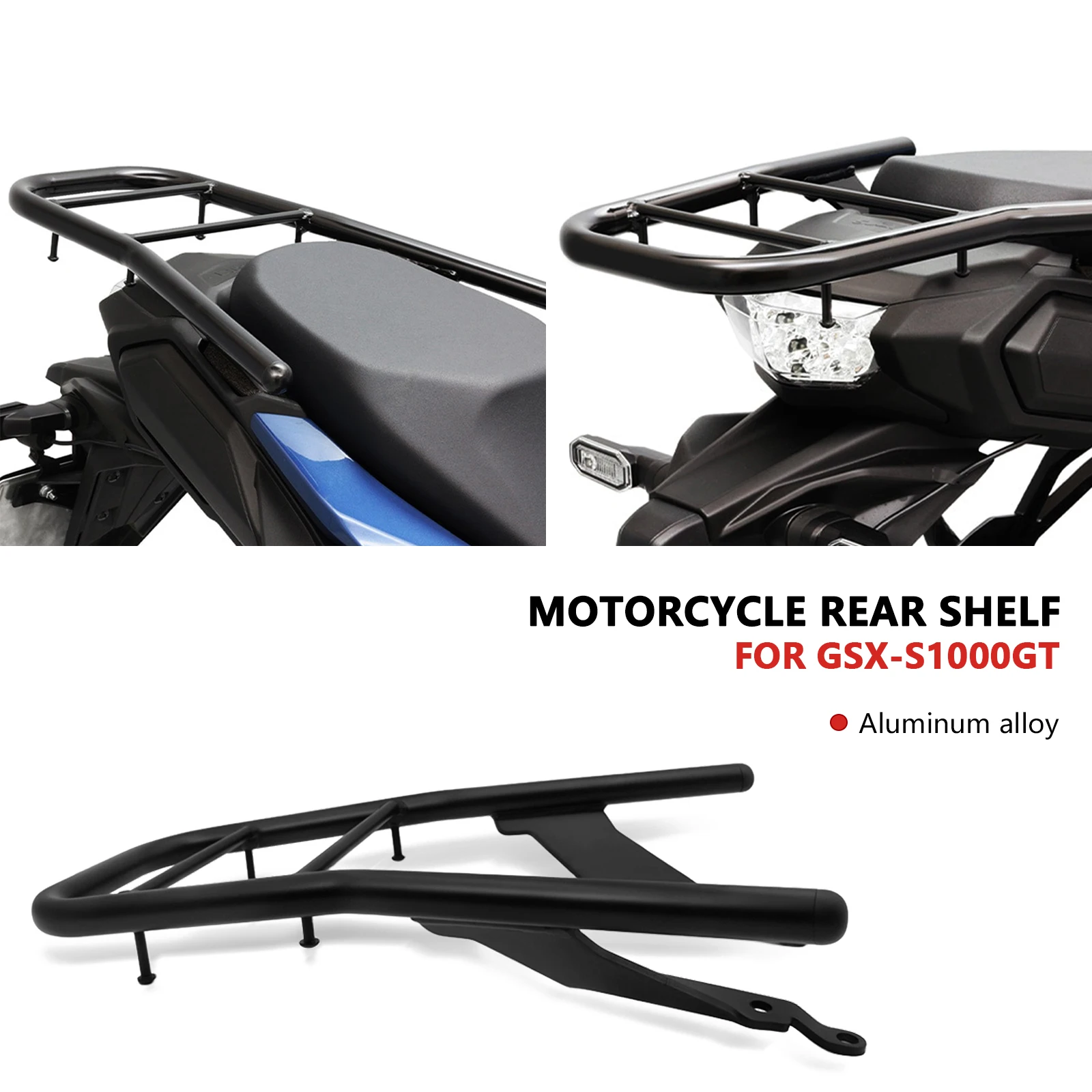 

For GSX-S1000GT GSX S1000GT 2022-2025 Accessories Rear Luggage Rack Motorcycle Rear Rack Tail Box Fixer Bracket