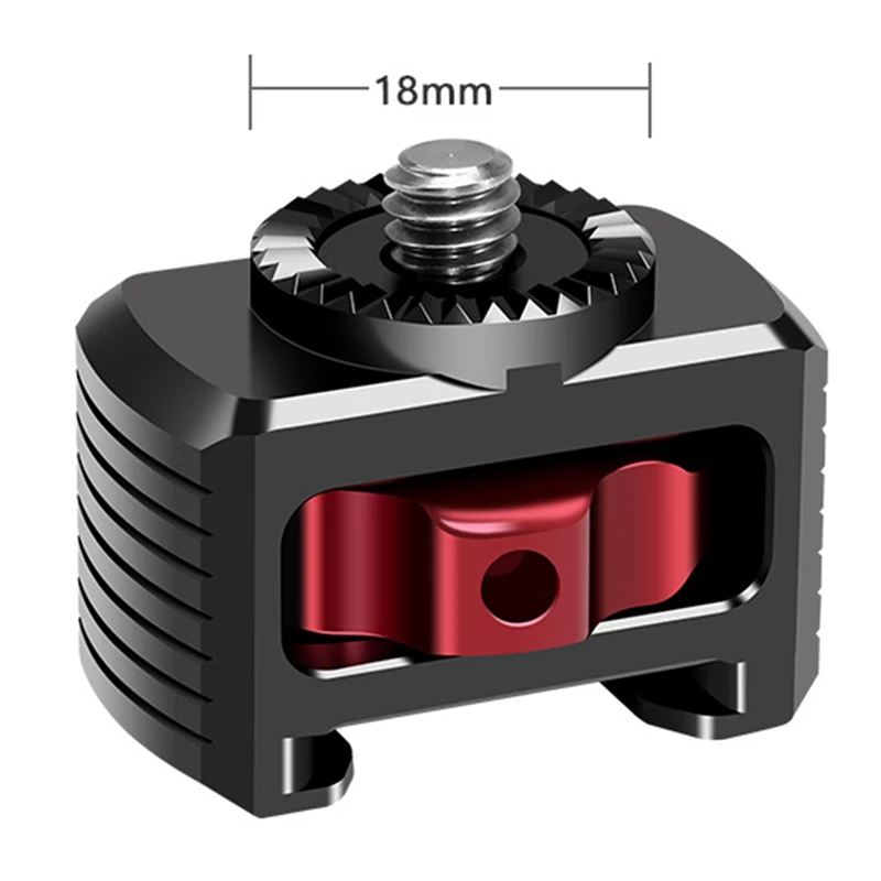 รองเท้าเย็น Extension สำหรับ ZHIYUN Weebills Gimbal พร้อมสกรู1/4นิ้ว Arri แท่นยึดสำหรับ LED แฟลชวิดีโอ