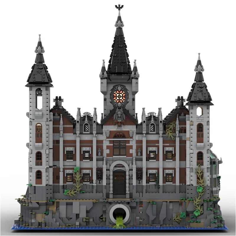 6755 قطعة MOC وحدات Arkham Asylum وحدات نموذج ألعاب مكعبات البناء لتقوم بها بنفسك الإبداعية هدية الكريسماس التعليم الطوب عيد ميلاد