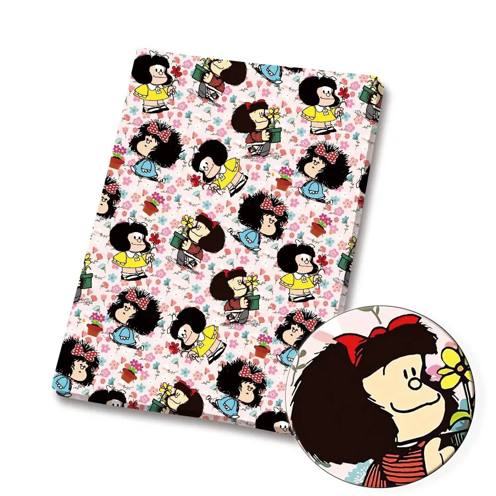 Mafalda tkanina Cartoon140*50cm ręcznie szycie Patchwork pikowanie sukienka dla dzieci prześcieradło domowe tkanina z nadrukiem tkanina do szycia