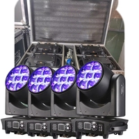 4PZ/Lyre Sharpy LED Beam + Wash 7x40W 4 in1 RGBW Zoom testa mobile DMX per NightClub Dj Disco Party Bar Stage Lighting Equipment