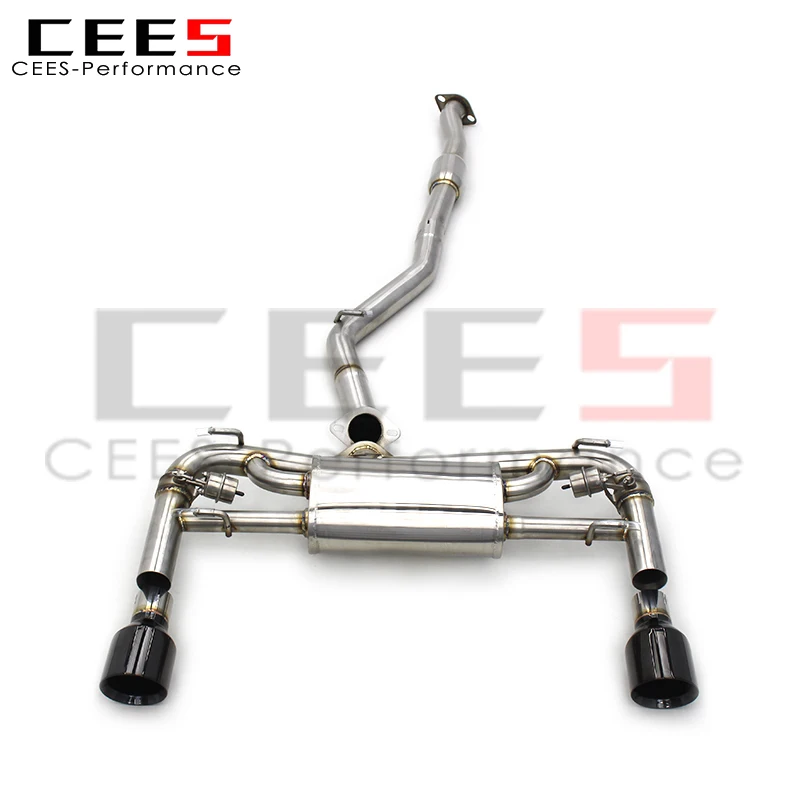 

CEES Stainless Steel Valvetronic Catback Exhaust Mufflere for Subaru Brz 2.0 2012-2021 Tuning Exhaust Pipes Escape