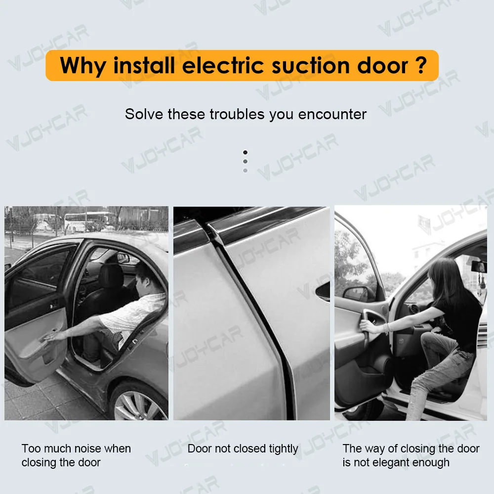 Vjoycar Tesla Model 3 Soft Close Doors Locks Automatic Suction Vacuum Door Lock Anti-pinch Door Protective Accessories LB