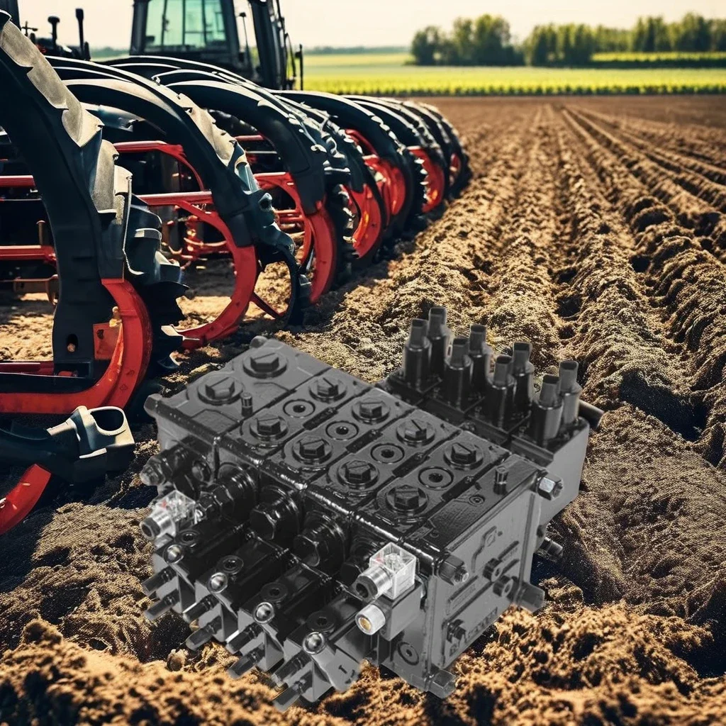 Landbouwtractor Gebruik Postcompensatie Hydraulische proportionele klep Elektrische en handmatige bediening