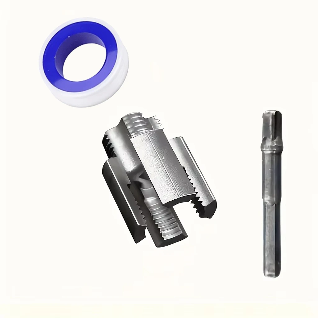 3PCS 1/2 Inch PPR Pipe Threading Tool Set, Internal & External Thread Cutter, Tap Tool for PPR Pipe