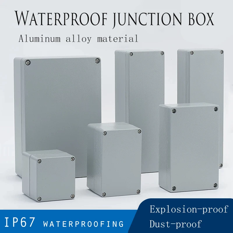 Ip67 Metal Cast Aluminum Junction Box Waterproof And Dustproof Impact Resistance Junction Box Outdoor Electronic Project