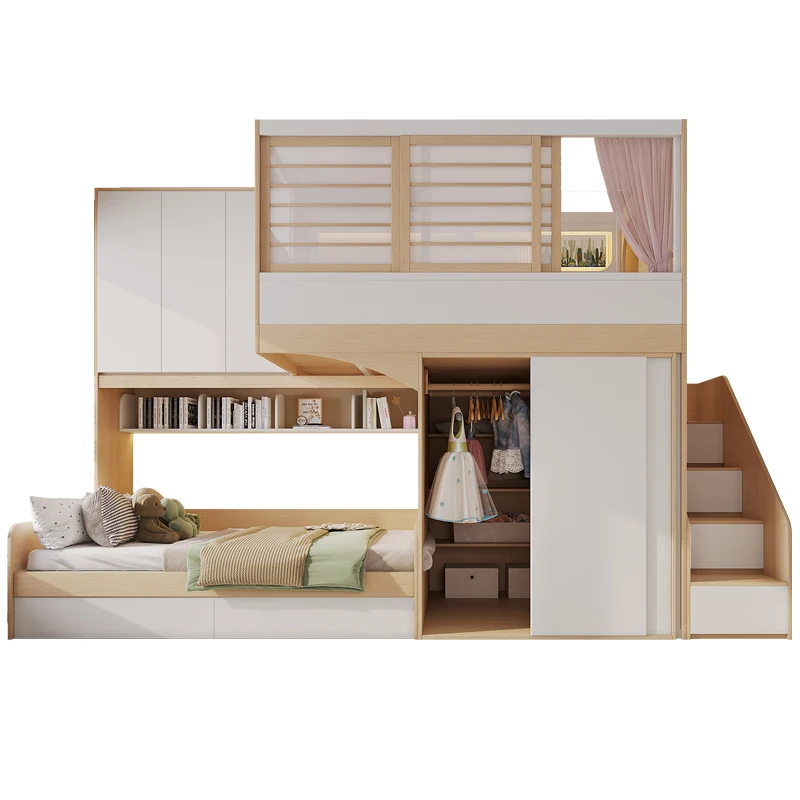 

Dislocation staggered bunk bed