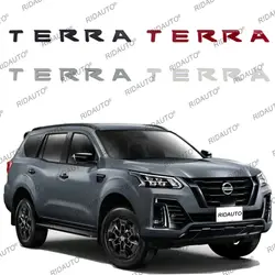 3D ABS Car Letter Front Hood Logo Sticker Tail Door Bumper Badge Auto Rear Trunk Emblem Accessories Fit For NISSAN TERRA
