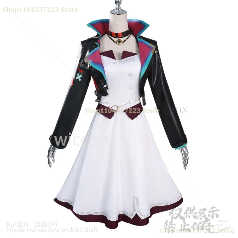 Game Arcane Cosplay Jinx Cosplay LOL Costume Party Dance Dress Lolita Wigs For Girls Woman Halloween Christmas Cos