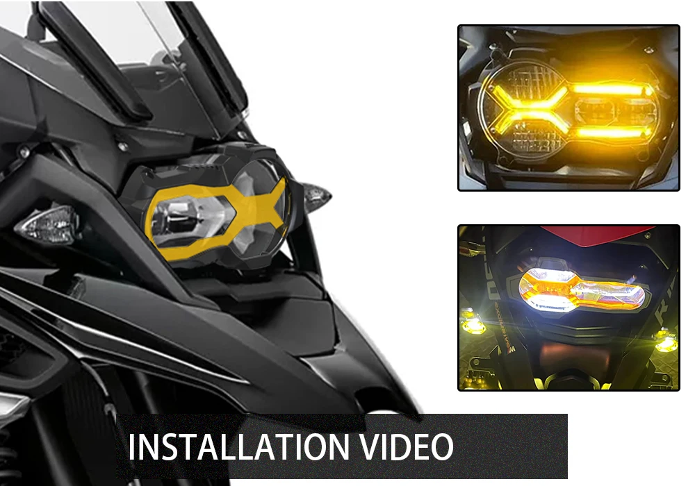 Headlight Cover For BMW R1250GS R1200GS LC Adventure Guards GS 1200 1250 2013-2022 2023 2024 LED Headlight Protector Accessories