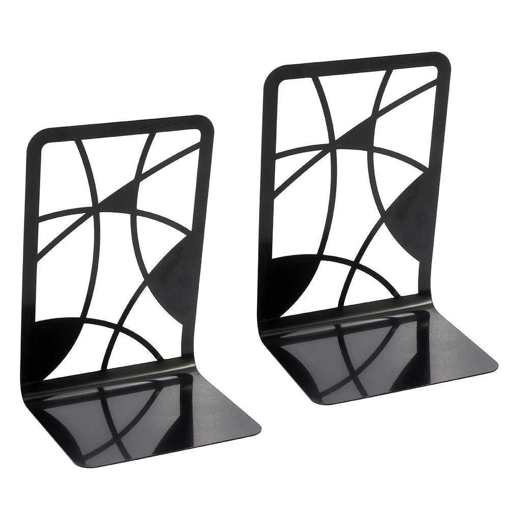 Imagem -04 - Livro Termina para Heavy Books Book Shelf Organizer Holder Stand Iron Rack Casa