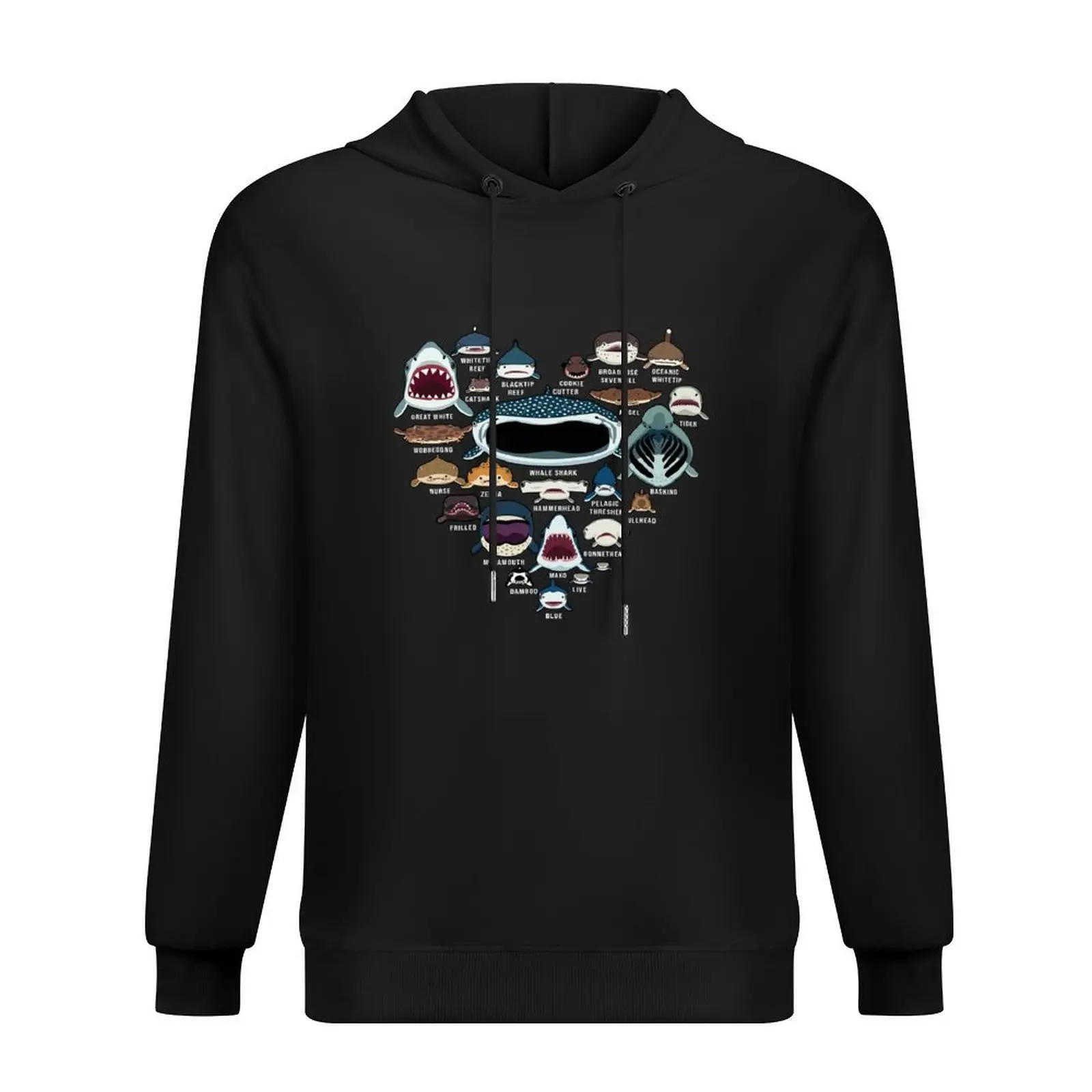 

Love Shark Faces Hoodie aesthetic clothing anime clothing men's coat men wear tracksuits