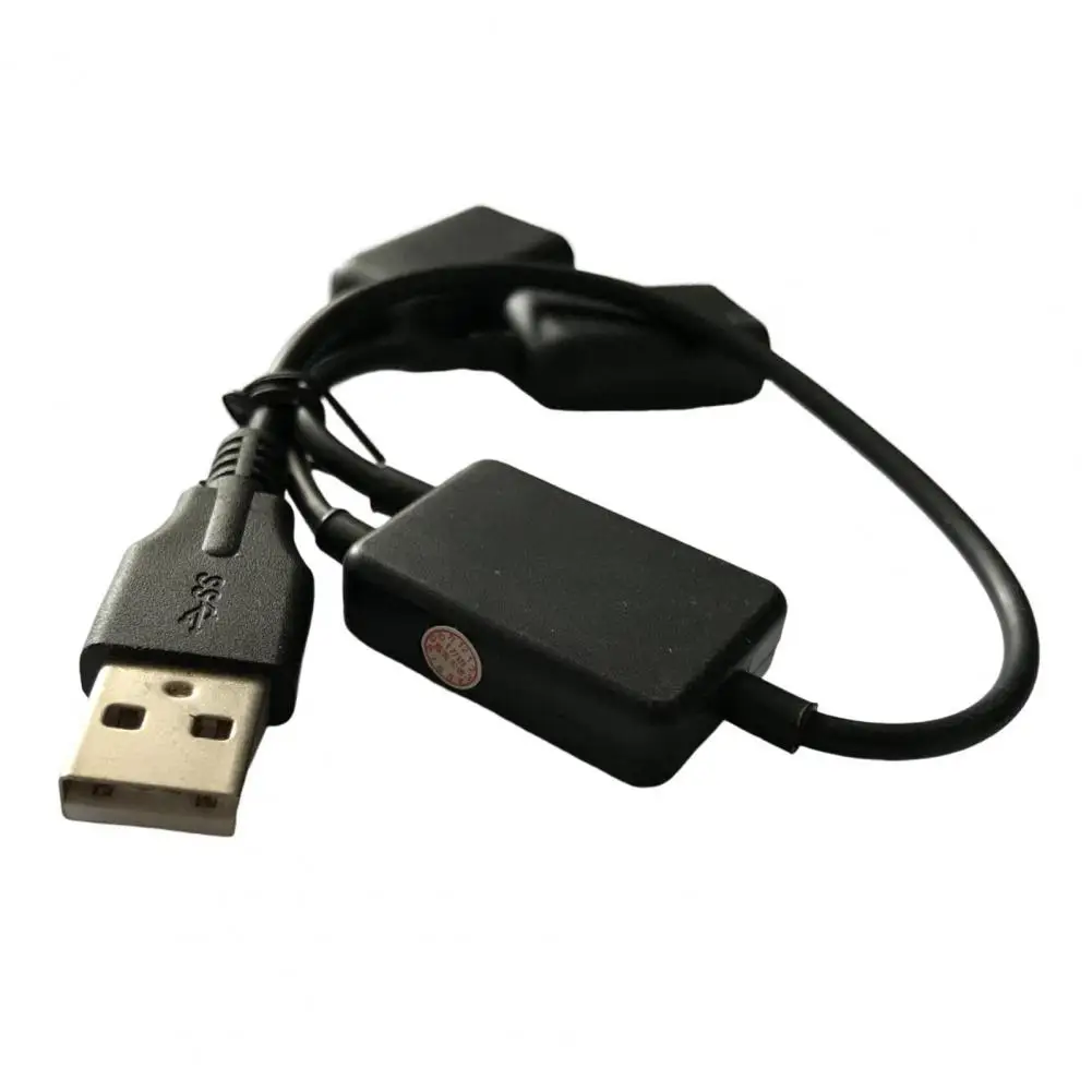 Prático Linha Anti-interferência Livre Driver USB Cabo de Extensão USB Extensor 1 Macho para 2 Hub USB Fêmea Cabo de Extensão