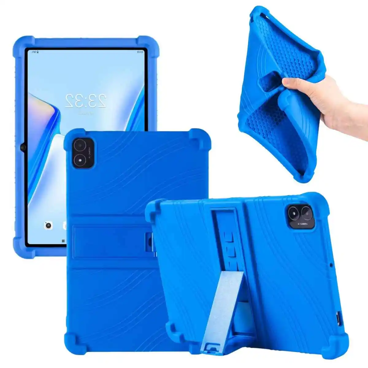 

Kids Friendly Case for Teclast P40S P40HD M40Plus 10.1 Inch 2023 Soft Silicone Stand Cover for Jumper Ezpad M10SE Case