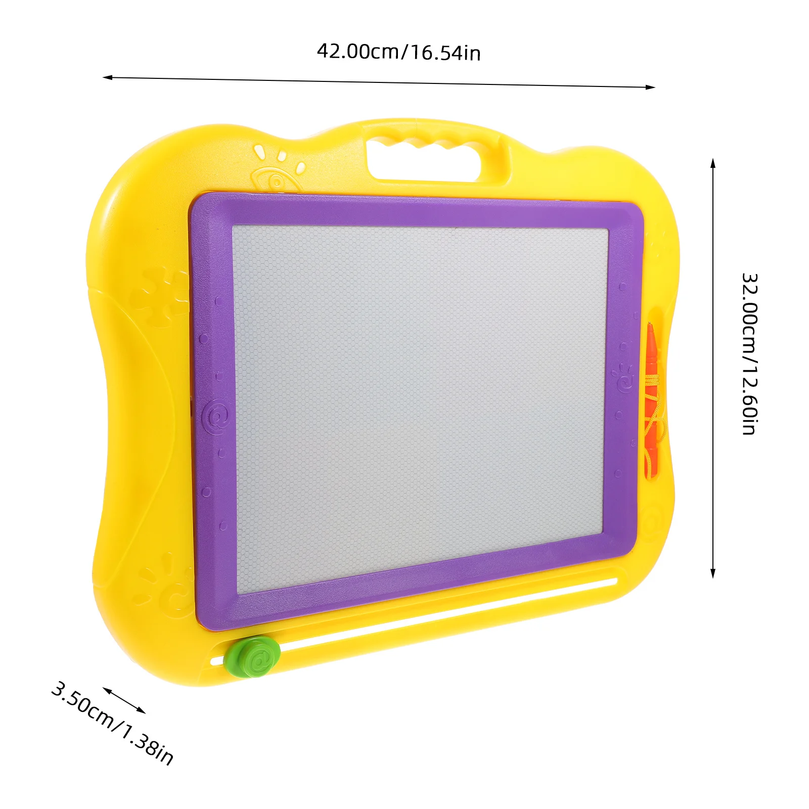 Prancheta magnética apagável, tela grande, escrita colorida, bloco de desenho para crianças, aprendizagem criativa, prancheta educacional