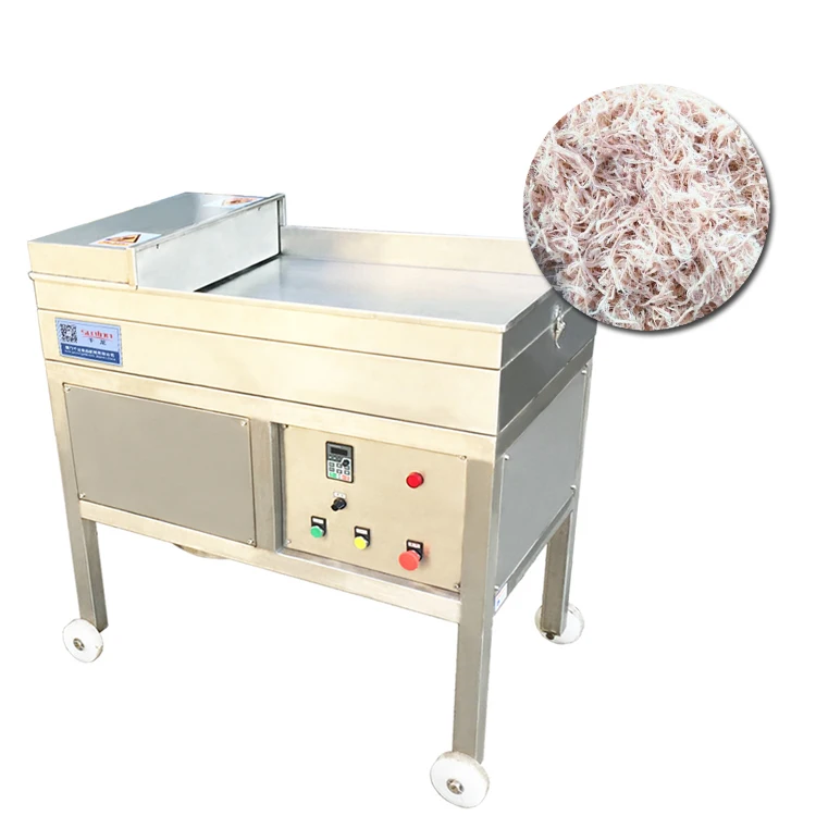 QDMECH Industrial Cooked Fish Beef Chicken Meat Shredding Machine Pork Floss Maker Making Machine