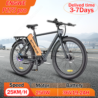 ENGWE P275pro Electric Bike 250W Motor 36V19.2AH Lithium Battery Aluminum Alloy E-bike 27 Inch Tire City Adult Electric Bicycle