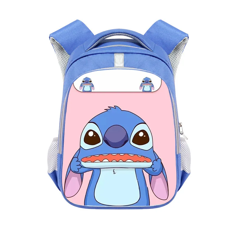 New Stitch Pattern Backpack Children\'s Schoolbag Boys Girls Large Capacity Casual Bag Shoulder Bag for School Kids Gifts