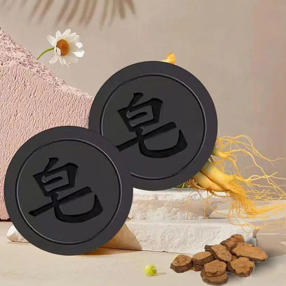 Natural He Shou Wu Soap Essential Oil Soap Hair Darkening Shampoo Repair Gray Hair Color To Black Promotes Hair Growth Soap