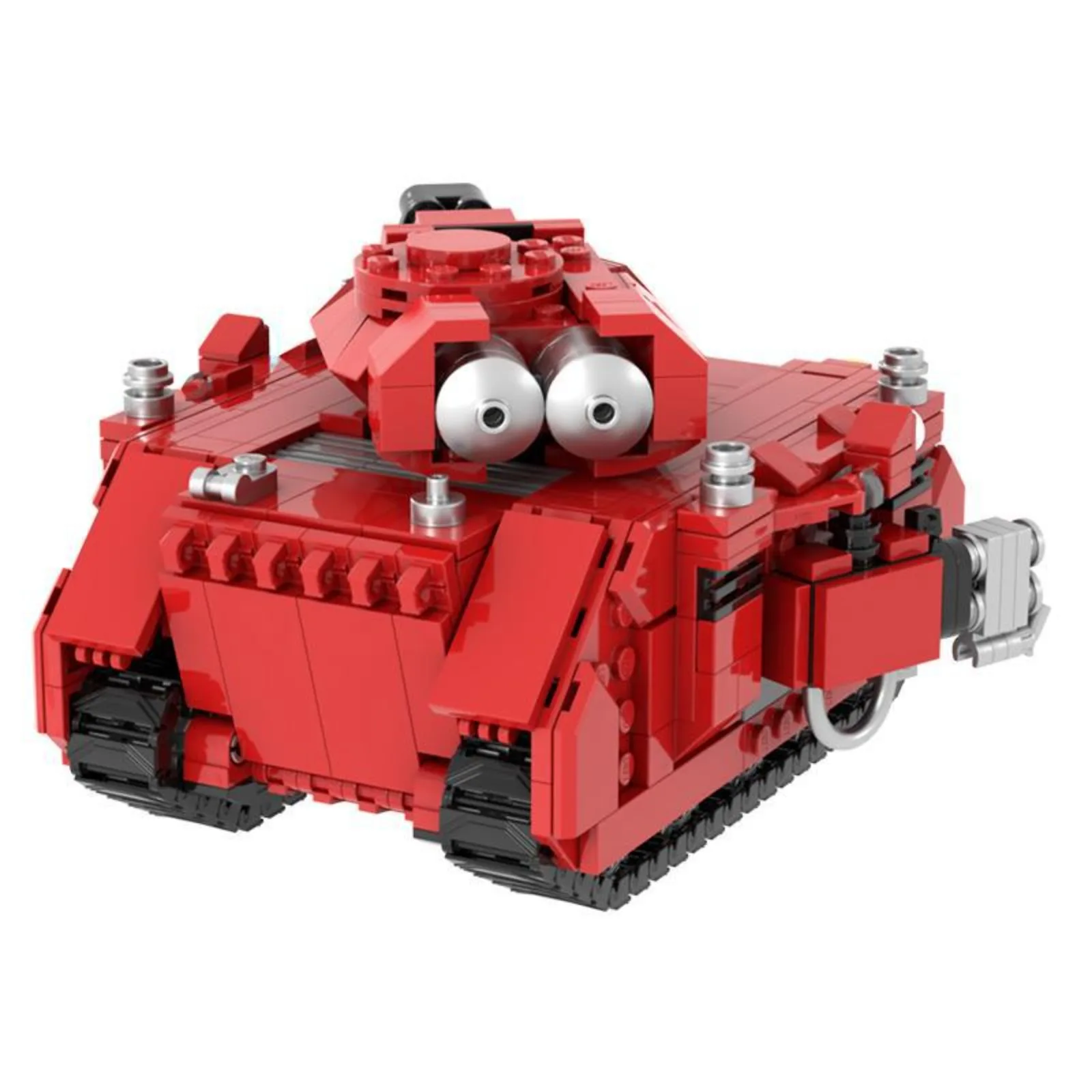 

641 шт. MOC Warrior Predatored Tank Track сборка мини-строительных блоков военная модель развивающий набор игрушек «сделай сам»