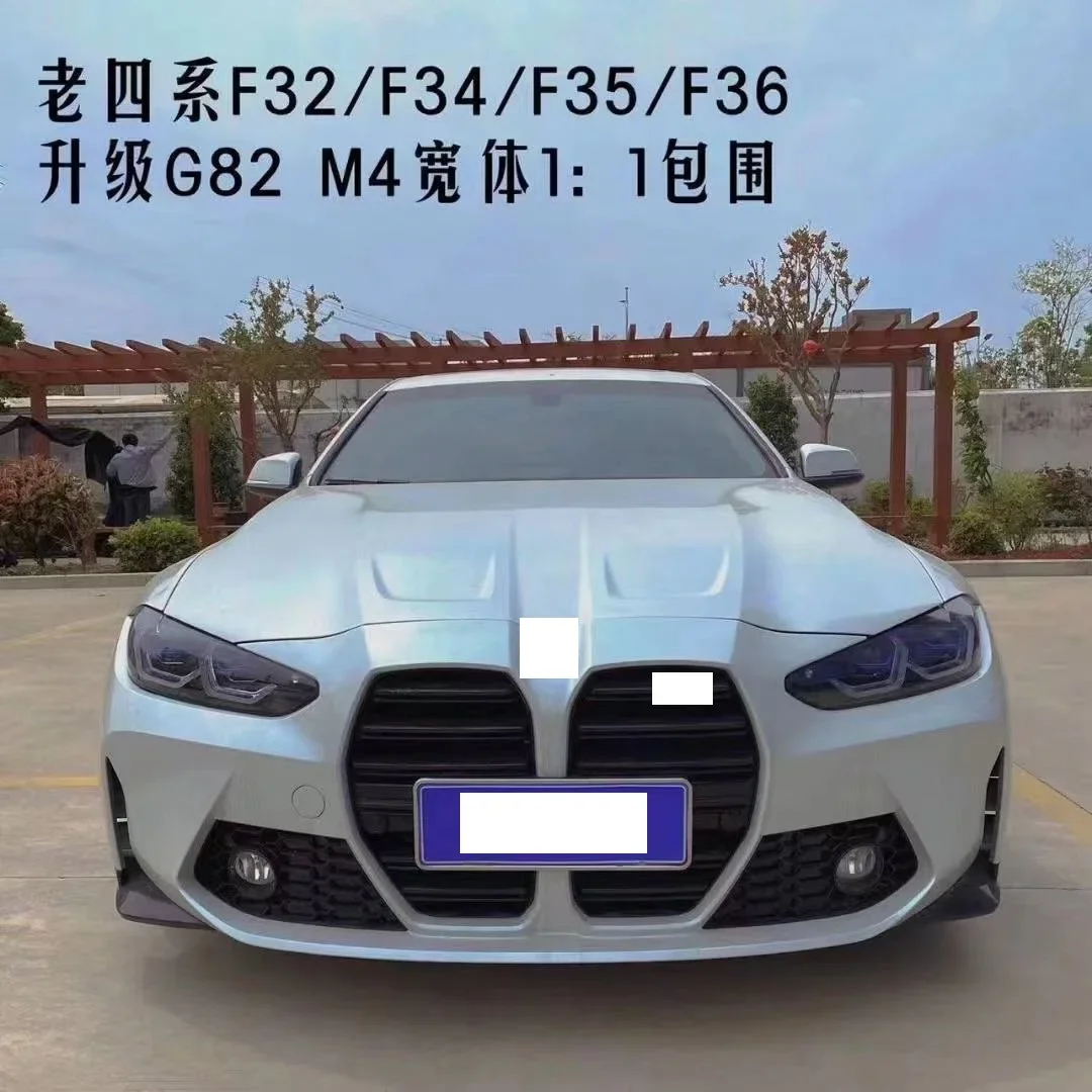 car accessories conversion bodykit for BMW 3 series F30 up to G80 M3 F32 F36 up to G82 M4 wider kit