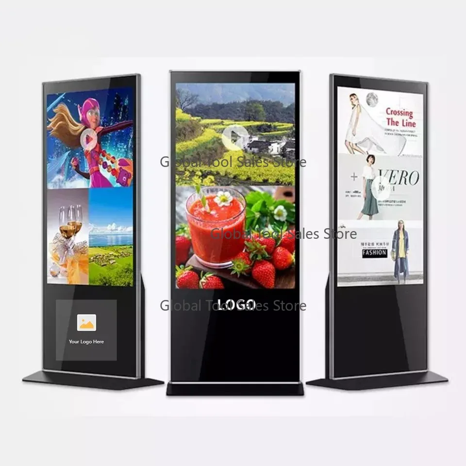 55inch Indoor Reception Digital Signage Display Interactive Touch Screen Advertising Player Kiosk