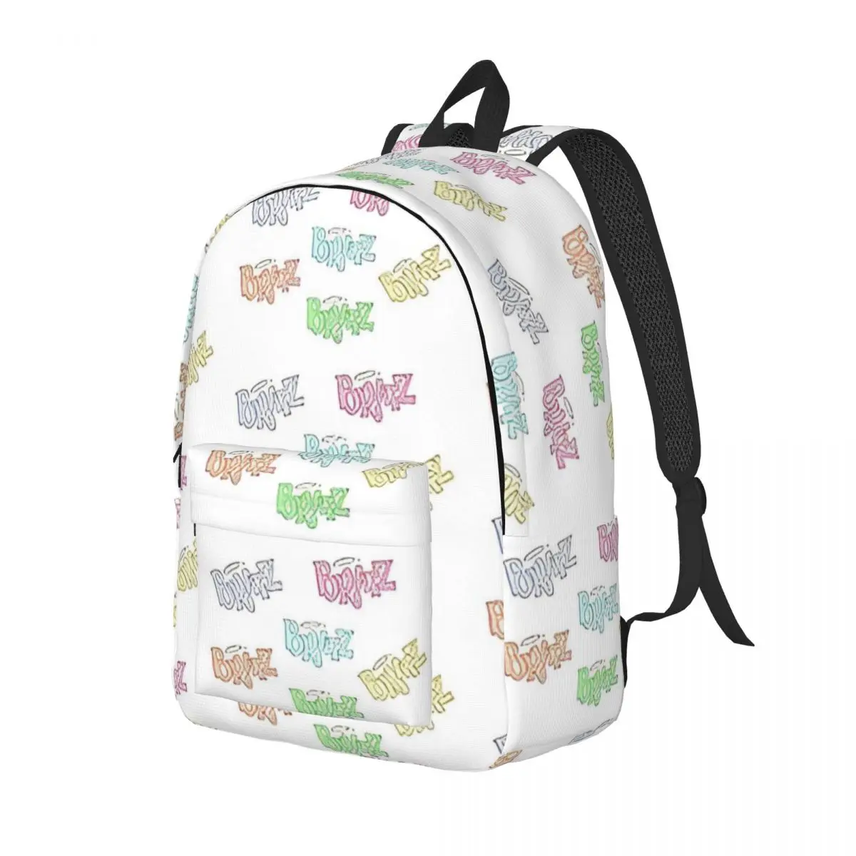 Zaino con Logo Bratz colorato pastello zaino per studenti delle scuole elementari delle scuole superiori adolescenti zaino in tela da viaggio