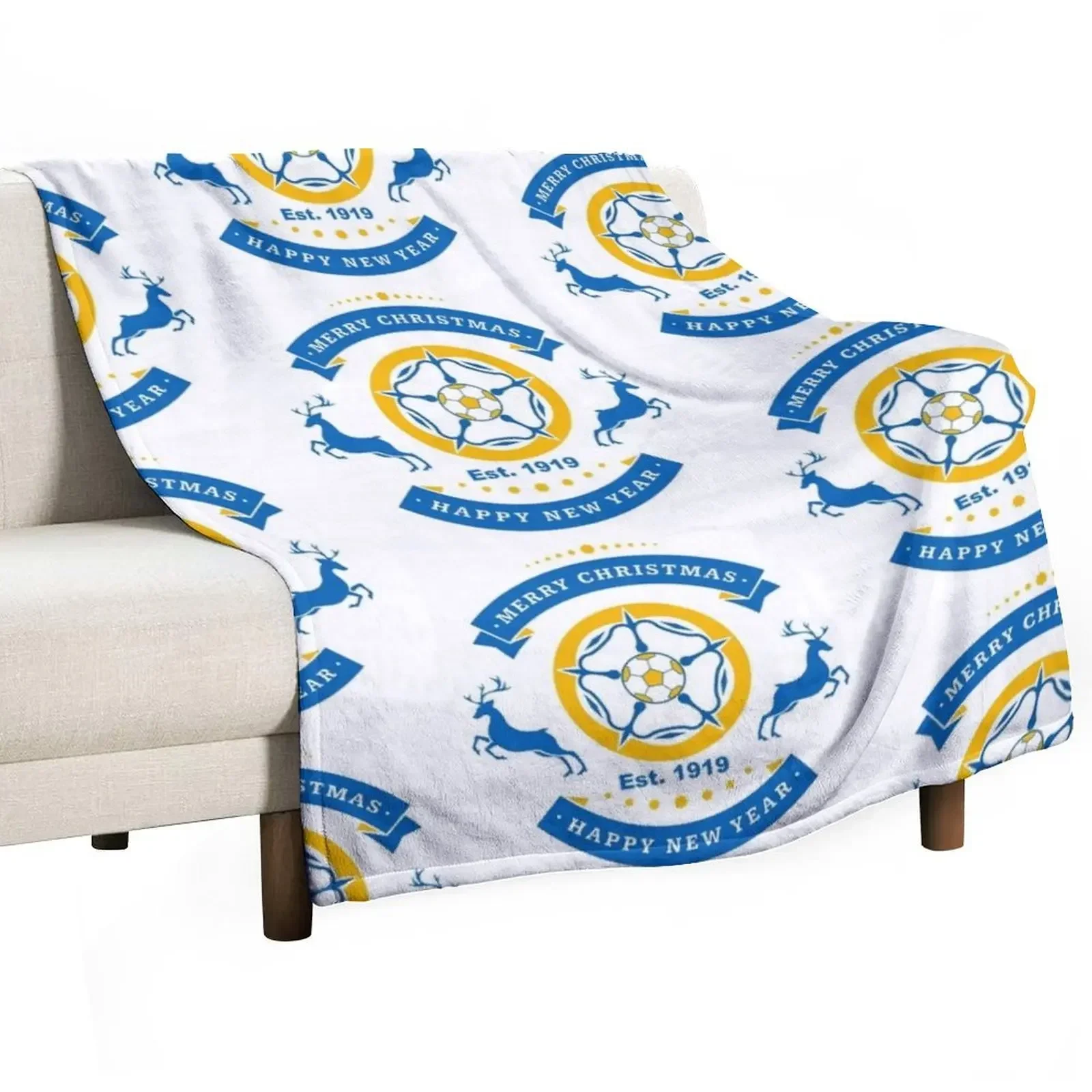 

LEEDS CHRISTMAS Throw Blanket funny gift heavy to sleep Blankets